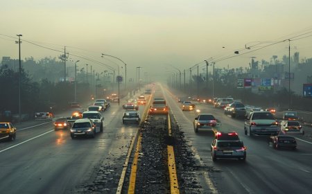 Dense Fog Causes Multi-Vehicle Pile-Up on Karnal Highway