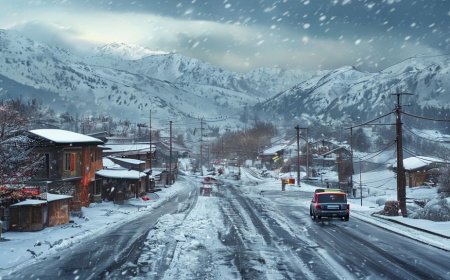 Kashmir on Snowfall Alert