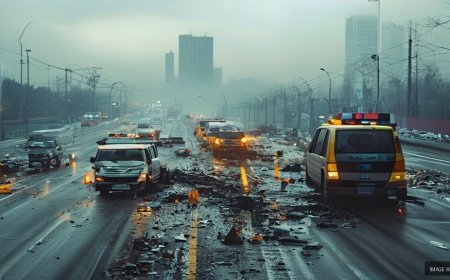 Dense Fog Causes Multi-Vehicle Pile-Up on Haryana National Highway, Minor Injuries Reported