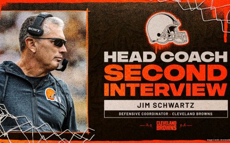 Browns conduct 2nd head coach interview with defensive coordinator Jim Schwartz