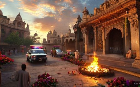 French Couple Marries in Traditional Hindu Ceremony in Agra