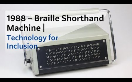 1988 ki Braille Shorthand Machine: Jab India ne accessibility ko priority banaya