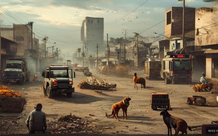 Loyal Dog Stays By Deceased Owner's Side Through Post-Mortem and Funeral