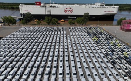 As Trump talks tariffs, his Argentine ally welcomes a shipload of Chinese EVs for the first time