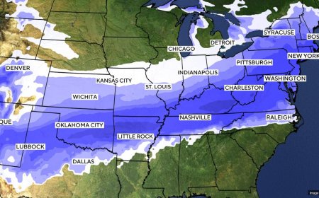 Maps show where winter storm threatens to bring heavy snow, ice, brutal cold this weekend