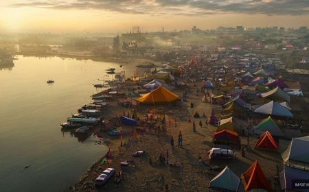 Prayagraj Magh Mela Records Massive Turnout, Administration Prepares for Holiday Rush