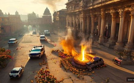 Saraswati Puja Begins at Historic Bhojshala on Vasant Panchami Amid Drone Surveillance