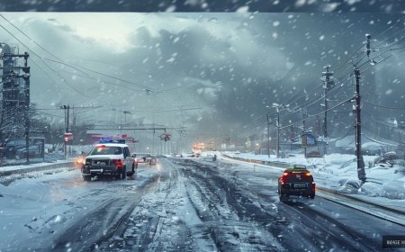 Heavy Snowfall Disrupts Transport and Power in Kashmir