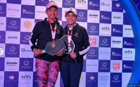 Indian Masters: Shraddha Damani-Priyanka Mehta vs Divya Tandon-Richa Tomar - Shraddha-Priyanka Win 30+ Women's Doubles Title