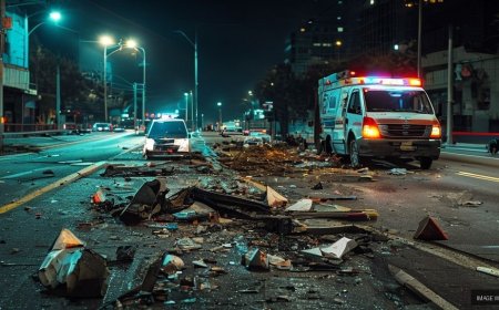 Ambulance Overturns on Jaipur Expressway, Two Dead and Four Injured