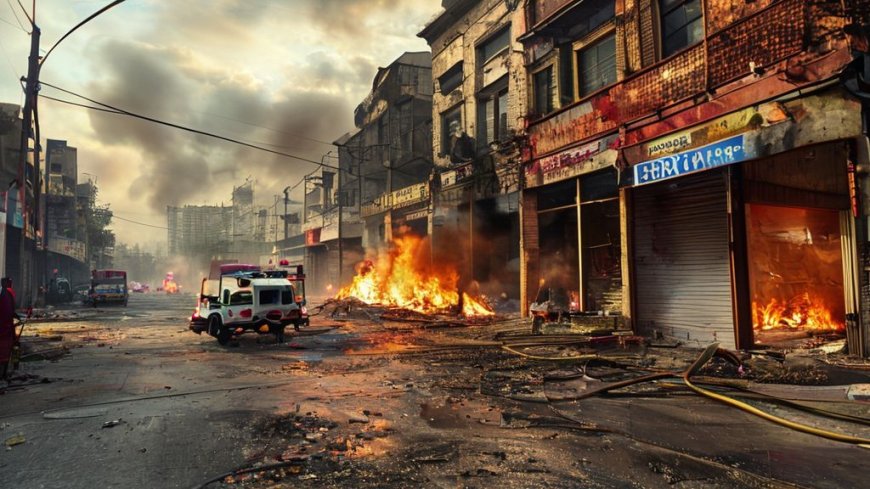 Fire in Dwarka Building Destroys Goods Worth Crores, One Injured