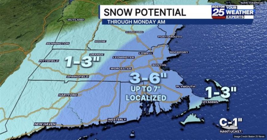 New snow map shows updated chance of snowstorm