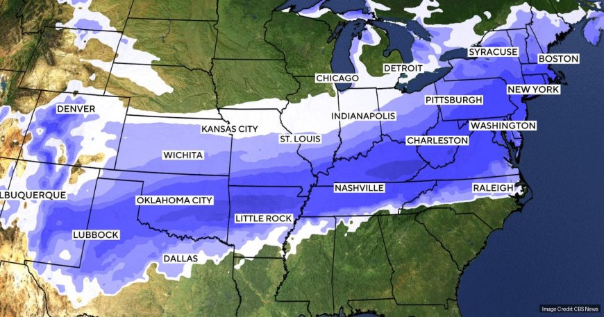 Maps show where winter storm threatens to bring heavy snow, ice, brutal cold this weekend