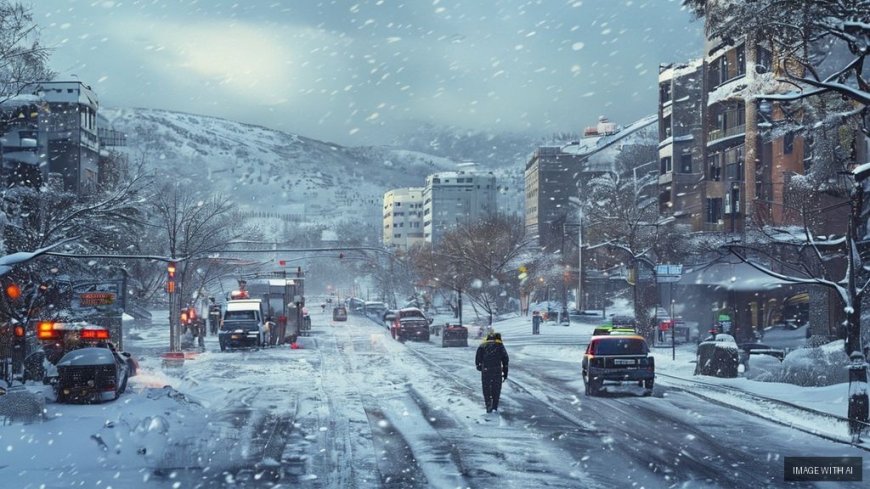 Kashmir Valley Hit by Heavy Snowfall, Disrupting Life