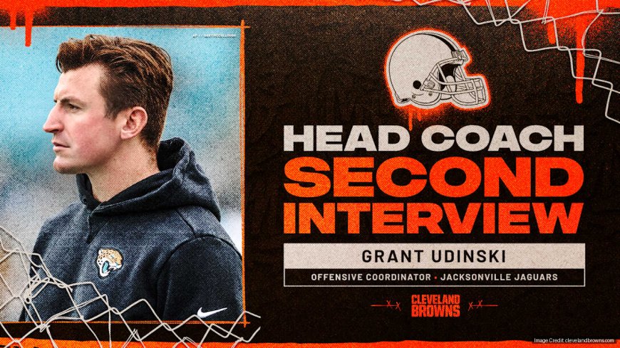 Browns complete 2nd head coach interview with Jaguars offensive coordinator Grant Udinski