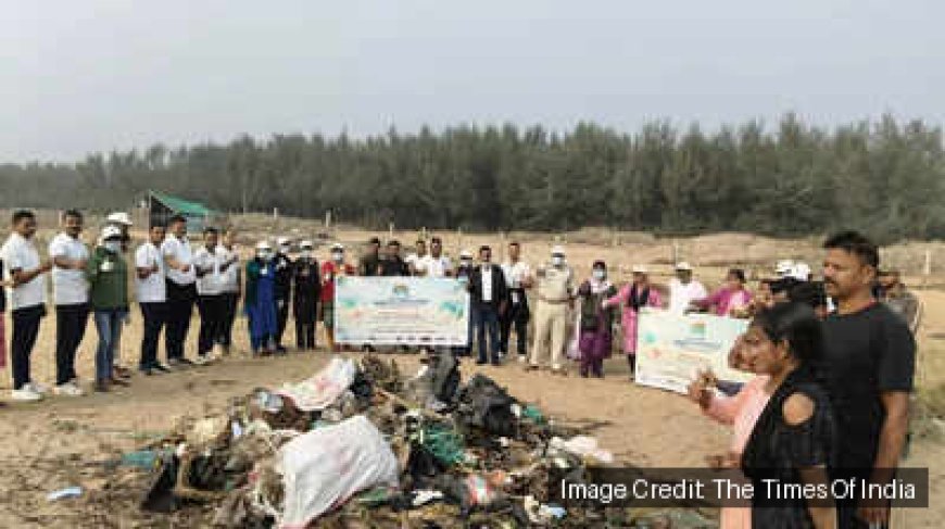 Beaches in Ganjam cleaned at 14 locations