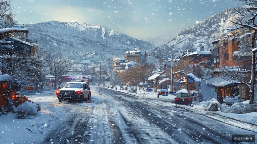 Heavy Snowfall Disrupts Life in Jammu & Kashmir's Doda and Rajouri Regions