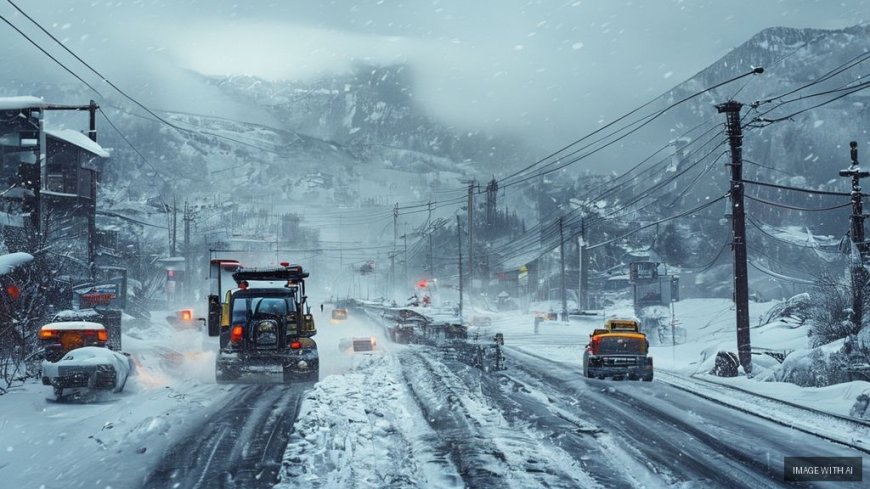 Himachal Pradesh Grapples with Widespread Road Closures Amid Heavy Snowfall and Rain
