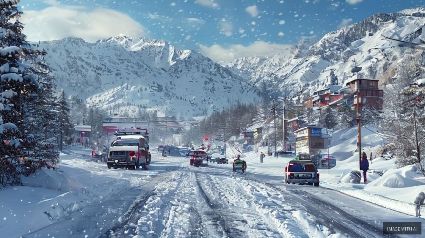 Heavy Snowfall Paralyses Life in Himachal Pradesh, Over 800 Roads Closed