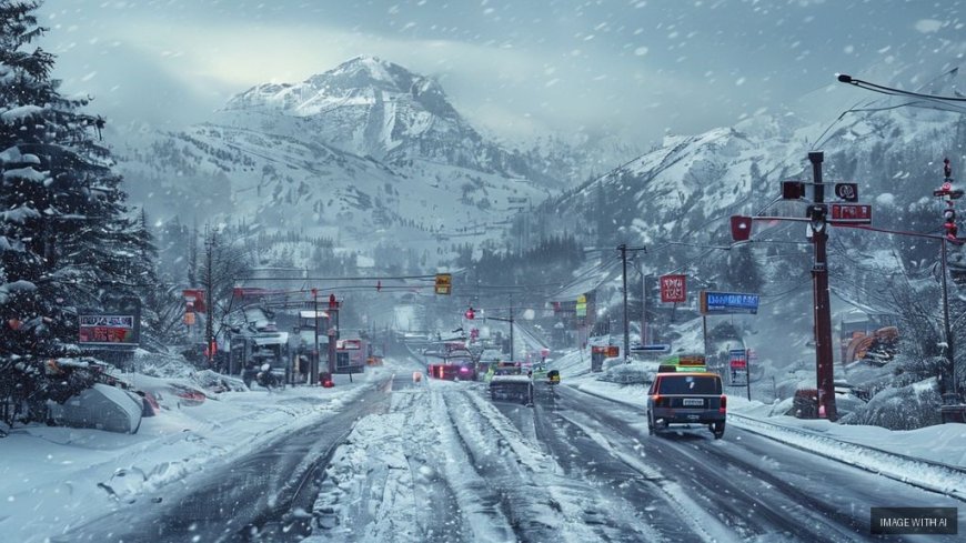 Heavy Snowfall Blankets Northern Indian Mountains, Impacts Travel and Lowers Temperatures