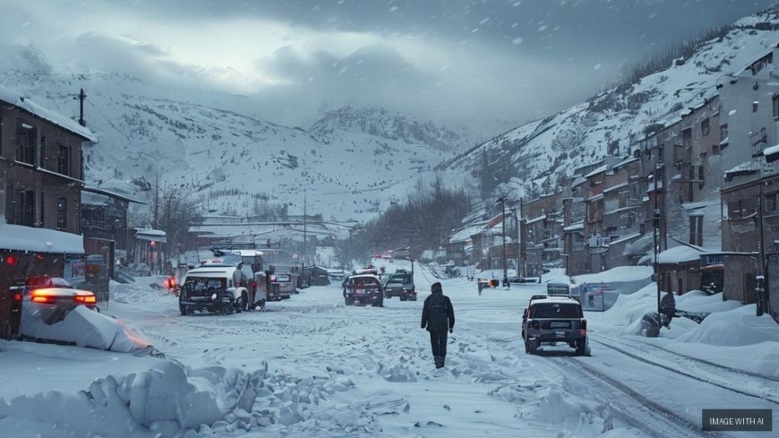 Avalanche Threat Rises in Kashmir Post-Heavy Snowfall, Eight Districts Warned