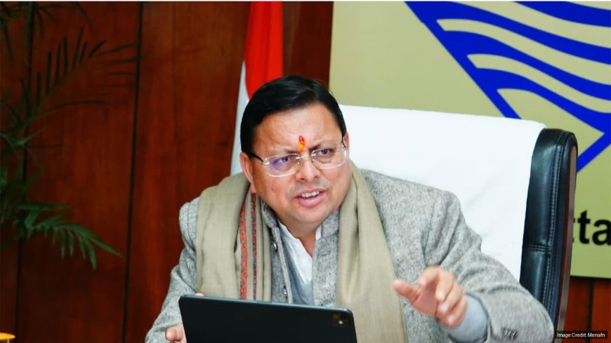 Uttarakhand CM Dhami Reviews River Works Ahead Of Monsoon Season
