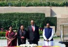 Seychelles President Pays Tribute To Gandhi, Meets PM Modi In Delhi