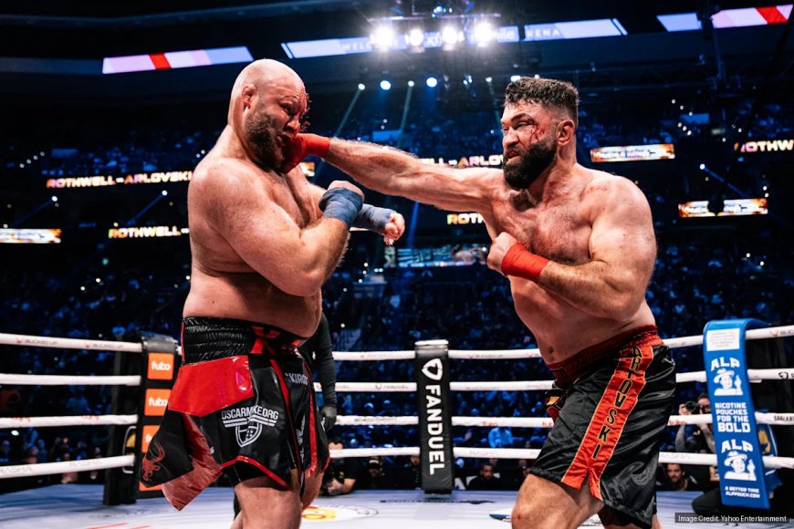 Andrei Arlovksi bludgeons Ben Rothwell in bloody BKFC heavyweight title fight at Knucklemania 6