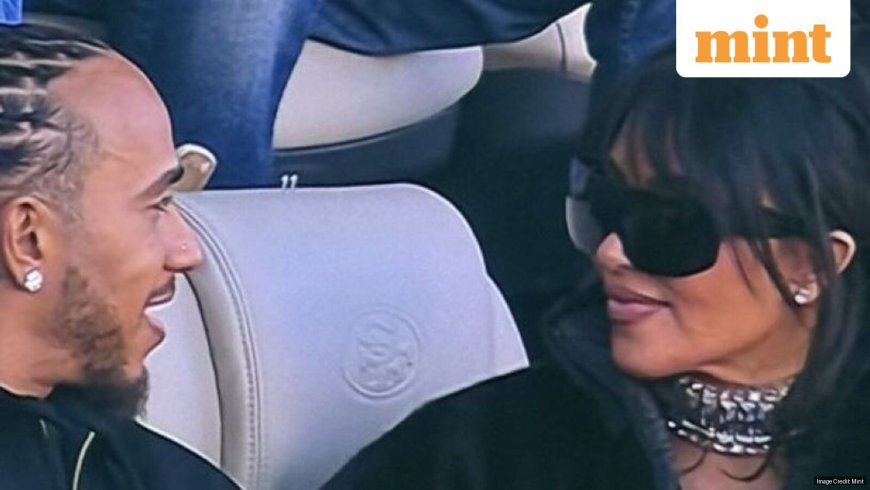 Did Kim Kardashian and Lewis Hamilton launch their relationship at Super Bowl XL? Pictures go viral